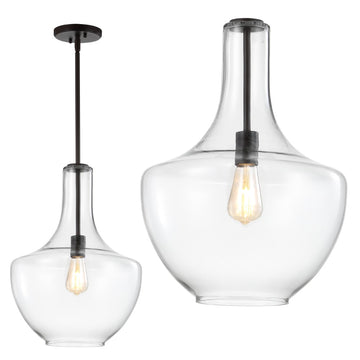 Watts Glass/Metal LED Pendant